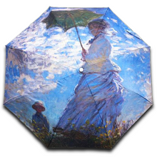 Load image into Gallery viewer, Claude Monet &quot;Madame Monet and Her Son&quot; Umbrella
