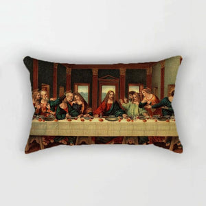 Leonardo Da Vinci Inspired Cushion Covers The Last Supper - 11.8X19.6In/30X50Cm Cushion Cover