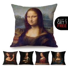 Load image into Gallery viewer, Leonardo da Vinci Inspired Cushion Covers
