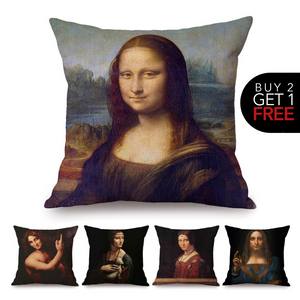 Leonardo da Vinci Inspired Cushion Covers