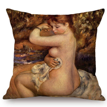 Load image into Gallery viewer, Auguste Renoir Inspired Cushion Covers 19 Cushion Cover

