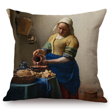 Load image into Gallery viewer, Johannes Vermeer Inspired Cushion Covers 5 Cushion Cover
