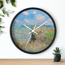 Load image into Gallery viewer, Claude Monet &quot;Cliff Walk at Pourville&quot; Wall Clock
