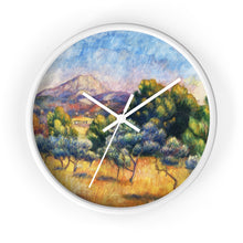 Load image into Gallery viewer, Auguste Renoir &quot;Montagne Sainte-Victoire&quot; Wall Clock
