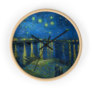 Vincent van Gogh "Starry Night over the Rhone" Wall Clock