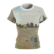 Load image into Gallery viewer, Claude Monet &quot;Poppies&quot; Women&#39;s Tee
