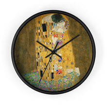 Load image into Gallery viewer, Gustav Klimt &quot;The Kiss&quot; Wall Clock
