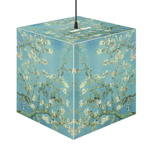 Van Gogh "Almond Blossoms" Cube Lamp