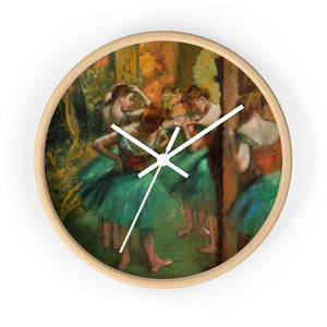 Edgar Degas "Dancers in Blue" Wall Clock