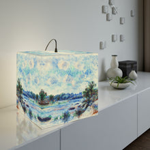 Load image into Gallery viewer, Auguste Renoir &quot;Landscape at Pont-Aven&quot; Cube Lamp
