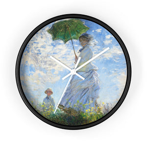 Claude Monet "Madame Monet and her Son" Wall Clock