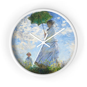 Claude Monet "Madame Monet and her Son" Wall Clock