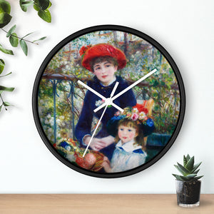 Auguste Renoir "Two Sisters" Wall Clock
