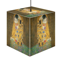 Load image into Gallery viewer, Gustav Klimt &quot;The Kiss&quot; Cube Lamp
