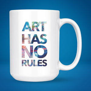 Art Has No Rules Coffee Mug