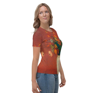 Odilon Redon "Bouquet in a Chinese Vase" Women's T-Shirt