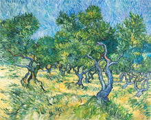 Load image into Gallery viewer, Olive Grove hand-painted Van Gogh reproduction
