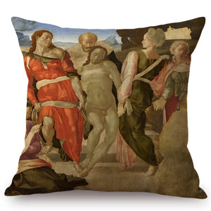 Michelangelo Inspired Cushion Covers