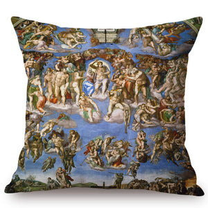 Michelangelo Inspired Cushion Covers