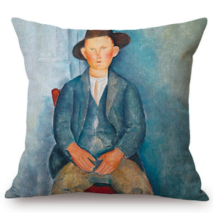 Amadeo Modigliani Inspired Cushion Covers