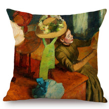 Load image into Gallery viewer, Edgar Degas Inspired Cushion Covers

