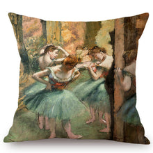Load image into Gallery viewer, Edgar Degas Inspired Cushion Covers
