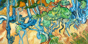 Tree Roots hand-painted Van Gogh reproduction