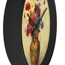 Load image into Gallery viewer, Odilon Redon &quot;Flowers in a Vase&quot; Wall Clock
