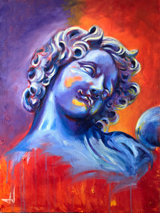 Bernini's Angel painting by JV Fiori