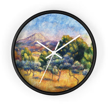 Load image into Gallery viewer, Auguste Renoir &quot;Montagne Sainte-Victoire&quot; Wall Clock
