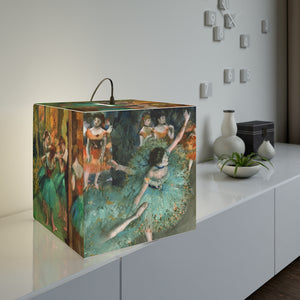 Edgar Degas "Dancers" Cube Lamp