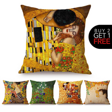 Load image into Gallery viewer, Gustav Klimt Inspired Cushion Covers
