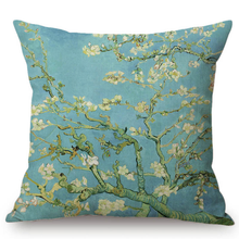 Load image into Gallery viewer, Vincent Van Gogh Inspired Cushion Covers 44X44Cm No Filling / Almond Blossoms Cushion Cover
