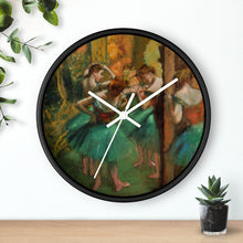 Load image into Gallery viewer, Edgar Degas &quot;Dancers in Blue&quot; Wall Clock
