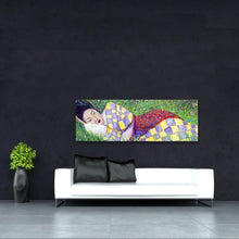 Load image into Gallery viewer, Spring Nap painting by Chiara Magni
