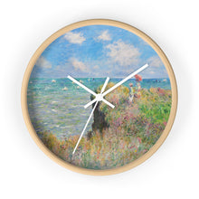 Load image into Gallery viewer, Claude Monet &quot;Cliff Walk at Pourville&quot; Wall Clock

