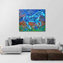 Load image into Gallery viewer, Galaxy Hunter painting by Chiara Magni
