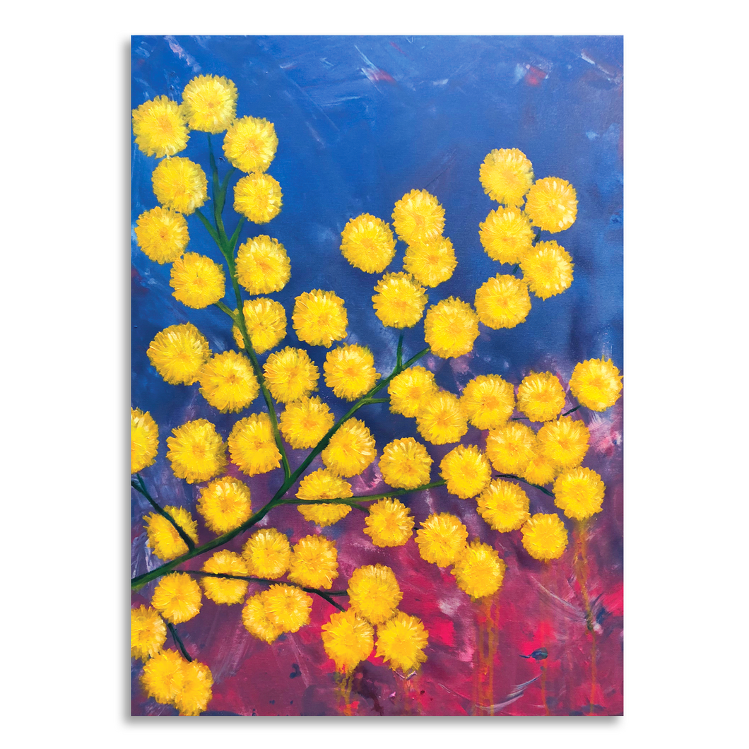 Mimosa Flower painting by JV Fiori
