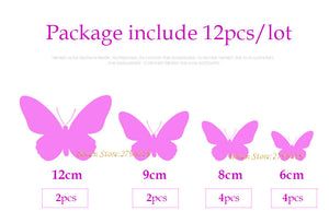 12pcs Butterfly Wall Stickers