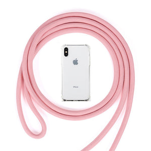 Cross Body Strap + Clear Case for iPhone