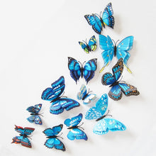 Load image into Gallery viewer, 12pcs Butterfly Wall Stickers
