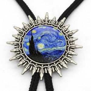 Vincent van Gogh Inspired Tie Necklace