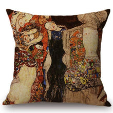 Load image into Gallery viewer, Gustav Klimt Inspired Cushion Covers The Bride Cushion Cover
