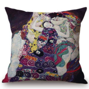 Gustav Klimt Inspired Cushion Covers The Virgens Cushion Cover