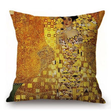 Load image into Gallery viewer, Gustav Klimt Inspired Cushion Covers Portrait Of Adele Bloch-Bauer I Cushion Cover
