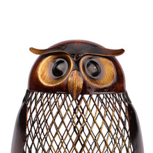 Load image into Gallery viewer, Metal Owl-Shaped Piggy Bank
