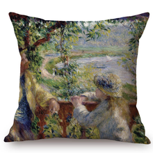 Load image into Gallery viewer, Auguste Renoir Inspired Cushion Covers 14 Cushion Cover
