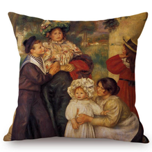 Load image into Gallery viewer, Auguste Renoir Inspired Cushion Covers 18 Cushion Cover
