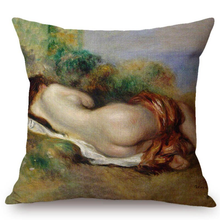 Load image into Gallery viewer, Auguste Renoir Inspired Cushion Covers 6 Cushion Cover
