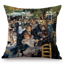 Load image into Gallery viewer, Auguste Renoir Inspired Cushion Covers 2 Cushion Cover
